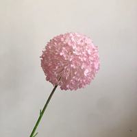 Boule de chrysanthème en plastique faite à la main SPR, décoration d'Halloween, boule de fleurs artificielles en oignon unique