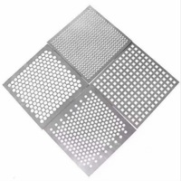 Tôle perforée en acier inoxydable 304L/316L résistante aux intempéries, fabrication directe, durable, pour la construction