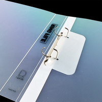 Archivadores de Oficina de Alta Calidad, Personalizados de Fábrica, Tamaño A4, 2 Anillos, Archivador de Aluminio con 2 Orificios, Carpeta de Escritorio