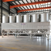 Silo Eléctrico Horizontal SDCAD Antiobstrucción de Descarga Suave con Control PLC para Planta de Lotes
