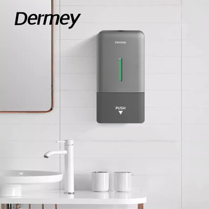 Thiết Kế Hiện Đại Treo Tường Của Nhãn Hiệu Xà Phòng <span class=keywords><strong>Dispenser</strong></span> Cho Phòng Tắm Công Suất Lớn Cho Dầu Gội Đầu Gel Tắm Rửa Tay Chất Lỏng - Product Image 2