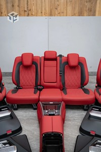 Seggiolino Auto Saling Factory Coprisedile con Cucitura a Diamante Personalizzato Sedile Auto in Pelle per Benz G Classe G500 W463 W464 G65 - Product Image 3