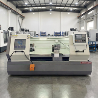Tour CNC horizontal à banc plat ShanDong HR CNC Lathe CK6163