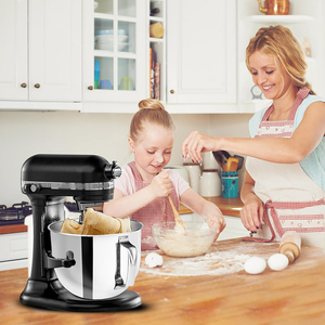 Pièces d'<span class=keywords><strong>accessoires</strong></span> pour batteur sur socle, bol en acier inoxydable 6QT, bol de batteur sur socle à levage de bol, bol mélangeur compatible lave-vaisselle pour <span class=keywords><strong>Kitchenaid</strong></span> - Product Image 6
