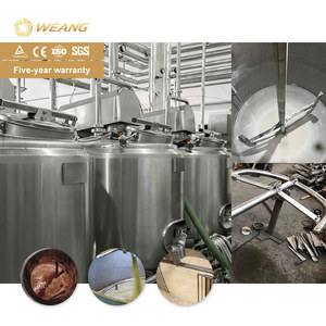 Tanque Mezclador de Acero Inoxidable 316 de 1000 <span class=keywords><strong>Litros</strong></span> con Agitador, <span class=keywords><strong>Calentador</strong></span>, Revestimiento y Motor con Caja de Engranajes para Mezclar Productos Químicos - Product Image 2