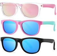 Lunettes de soleil néon pour tout-petits avec logo personnalisé, protection UV, en silicone flexible, polarisées, pour enfants 2026 Gafas De Sol