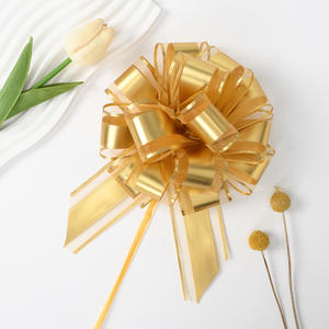 Grand nœud en organza pour emballer les cadeaux, les rubans de fête, les nœuds de mariage - Product Image 2