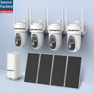 Système de caméra de sécurité domestique 2K/4K avec kit 4 caméras Homebase, <span class=keywords><strong>sans</strong></span> <span class=keywords><strong>fil</strong></span>, WiFi extérieur, stockage local, <span class=keywords><strong>sans</strong></span> frais mensuels, étanche IP67. - Product Image 1