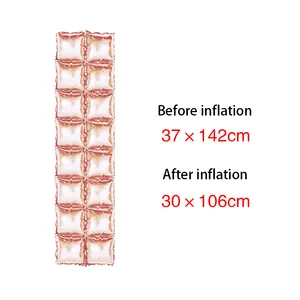 New Inflatable Aluminum Party Decoration Background Valentines Metallic Party Foil Balloon