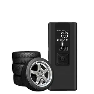 스마트 에어 펌프 프리셋 타이어 압력 팽창기 자동 정지 충전식 배터리 자동차 12v 휴대용 에어 타이어 압축기 팽창기