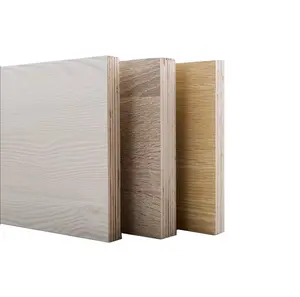 1220mmx2440mm High Grade Wood Grain or White Melamine Faced / Laminated Plywood for Furniture and Cabinets