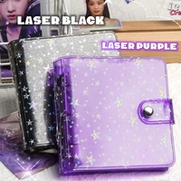 Álbum de Tarjetas Personalizado Mini de 3 Anillas con 1 Bolsillo, Cubierta Colorida para Tarjetas Coleccionables de K-pop, BTS, Stray Kids, Blackpink