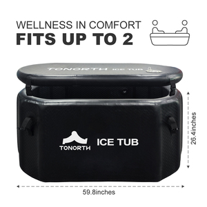 Bañera de Hielo Inflable y Plegable para Terapia de Frío, Portátil, con 2 Años de Garantía, para Corredores - Product Image 5