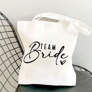 Sac fourre-tout en toile noir et blanc en gros, thème mariage, sac à main tendance, personnalisation acceptée - Product Image 4