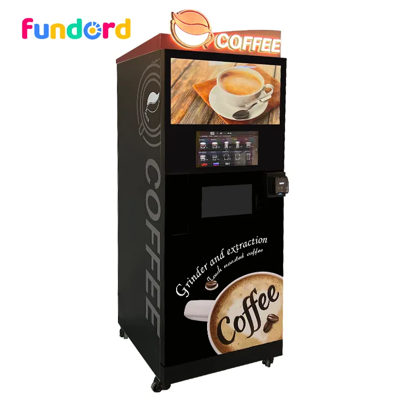 Distributeur de thé et de café commercial Fundord entièrement automatique