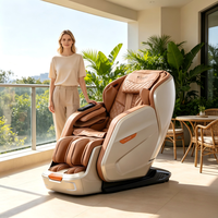 Fauteuil de massage OEM silencieux avec roulettes, compact, chauffant et vibrant 2D pour la maison