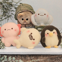 Peluche animale super douce brodée, rembourrée en coton PP, anti-stress, pour machine à griffes de fête