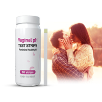 Bandelettes de test de pH OEM personnalisées pH3.0-6.5, produit d'hygiène féminine jetable pour l'équilibre intime des femmes, papier de test de santé féminine