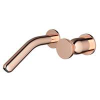 Mitigeur de lavabo contemporain en laiton or robinet de salle de bain eau chaude froide finition polie mitigeur monté sur pont certifié Cupc