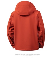 Veste bomber softshell à capuche entièrement personnalisée pour homme, nouvelle collection automne, coupe-vent, imperméable, sportive, unisexe