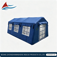 Fabricant de tentes gonflables, tente gonflable imperméable pour les interventions en cas de catastrophe, tente de secours à installation rapide, tente de secours portable