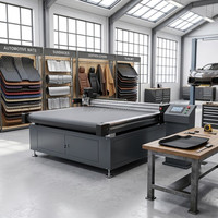 Système de découpe multi-outils pour la production de tapis et de moquettes intérieurs automobiles et la fabrication de sièges de transport en rail