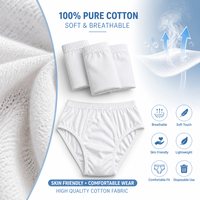 Sous-vêtements jetables pour hôtel, caleçons jetables pour hommes, solution de commodité pour les clients