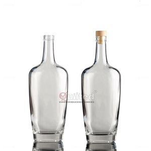 <span class=keywords><strong>Bouteille</strong></span> en verre <span class=keywords><strong>de</strong></span> 750ml pour vodka whisky <span class=keywords><strong>rhum</strong></span> vin <span class=keywords><strong>bouteille</strong></span> en verre <span class=keywords><strong>de</strong></span> bonne qualité personnalisée pour la liqueur - Product Image 2