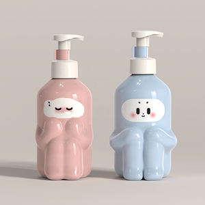 Botella Dispensadora <span class=keywords><strong>de</strong></span> Loción <span class=keywords><strong>de</strong></span> 300 ml con Forma <span class=keywords><strong>Kawaii</strong></span>, <span class=keywords><strong>Dispensador</strong></span> <span class=keywords><strong>de</strong></span> Jabón <span class=keywords><strong>de</strong></span> Manos y Corporal con Diseño <span class=keywords><strong>de</strong></span> Dibujos Animados para Niños, Botella <span class=keywords><strong>de</strong></span> Champú PET con Logotipo Personalizado para Baño - Product Image 4