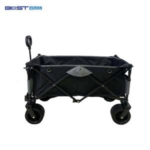 Carro de carro <span class=keywords><strong>plegable</strong></span> de acero inoxidable de cuatro ruedas Plataforma <span class=keywords><strong>plegable</strong></span> personalizable OEM para bebés y niños <span class=keywords><strong>Carrito</strong></span> de carro - Product Image 2