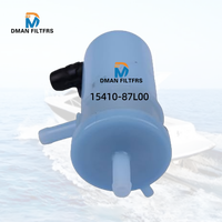 Filter Bahan Bakar Diesel Berkualitas Tinggi Grosir 15410-87L00 untuk Elemen Mesin Luar Perahu
