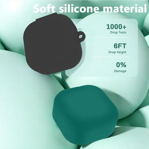 Funda de Silicona para Auriculares con Kit de Limpieza 3 en 1 para <span class=keywords><strong>Samsung</strong></span> <span class=keywords><strong>Buds</strong></span> 4/4 <span class=keywords><strong>Pro</strong></span>, Fundas Protectoras, <span class=keywords><strong>Precio</strong></span> de Fábrica - Product Image 2