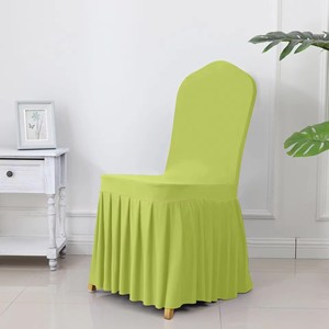 <span class=keywords><strong>Funda</strong></span> <span class=keywords><strong>para</strong></span> <span class=keywords><strong>silla</strong></span> personalizada <span class=keywords><strong>con</strong></span> falda, fundas elásticas <span class=keywords><strong>para</strong></span> <span class=keywords><strong>silla</strong></span>, fundas de LICRA <span class=keywords><strong>para</strong></span> Hotel, boda, fiesta, evento, banquete, restaurante - Product Image 3