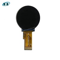 Layar TFT IPS Bulat 240x240 0.9 Inci 65K Warna Transmisif ST7735P3 25 Pin SPI TFT LCD