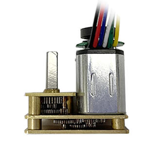 Moteur à engrenages N20 32 mm CC à balais avec détection de vitesse par encodeur, montage sur bride, moteur électrique miniature - Product Image 3