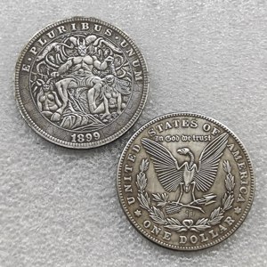 Berbagai Koin Hobo Amerika Serikat, Koin Morgan Antik Bergaya Klasik, Koin Peringatan, Hadiah, Dekorasi Rumah - Product Image 5