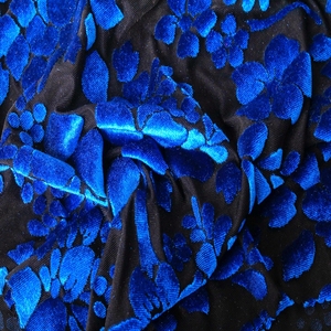 Nhà máy bán buôn 4 cách căng Polyester Nylon spandex nhung váy vải - Product Image 4