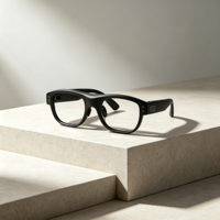 Lunettes de traduction légères avec fonction d'interprétation IA, monture en alliage de magnésium pour la communication mondiale