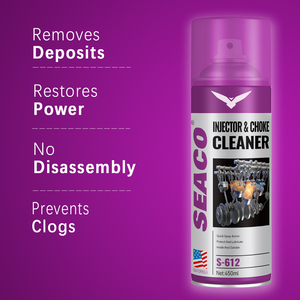 Auto Aerosol <strong>Injector</strong> &amp; Choke <strong>Cleaner</strong> 450ml - SEACO S-612 for Carburetor, Fuel System &amp; Multiple Controllers - Product Image 4