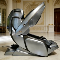 Fauteuil de massage 8D Zéro Gravité 4D SL en cuir PU pour tout le corps, nouveau design 2026, chauffage, airbag, commande vocale IA, Bluetooth