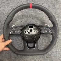 Volant en Cuir Chaudement Vendu pour Audi S6 S7 A4 B8 B9 A5 A6 A7 C7 Q3 Q5 A3 S3 S8 R8, Accessoire Automobile