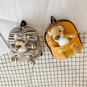 Mochila Infantil Antipérdida Creativa de 27 cm, Versión Coreana, Linda Mochila de Felpa con Dibujos Animados para Niños y Niñas, Mochila de Jardín de Infancia - Product Image 1