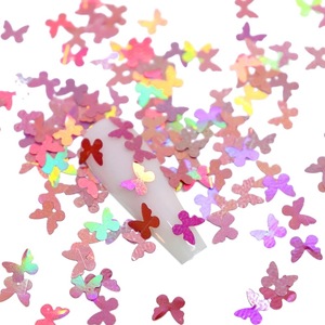 3 gr/beutel bunte glänzende Schmetterling Nail Art Dekoration Pailletten DIY 3D holo graphische Laser Schmetterling Nail Art Chunky Glitters - Product Image 3