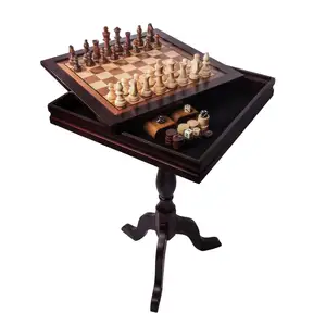 Table d'échecs personnalisable 30 ans de vente directe d'usine divers matériaux et couleurs disponibles