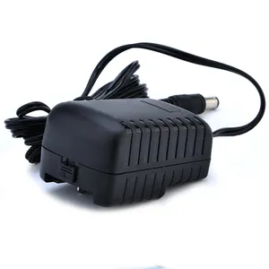 Adaptador de fonte de alimentação à prova de fogo AC 9V 12V 24V 1A 0.5A 2A 2.5A 3A 4A 12W Plug In com várias saídas para dispositivos de energia