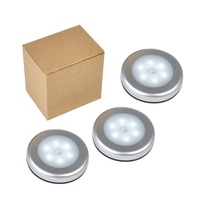 Veilleuse à détecteur de mouvement à 6 LED de qualité supérieure, alimentée par piles