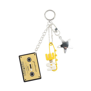 Mengda portachiavi <span class=keywords><strong>a</strong></span> cassetta colorata decorazione creativa con stella in stile ornamento da appendere per studenti accessorio chiave - Product Image 5