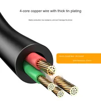 Kabel Data USB 3.0 Tipe-C 5A Pengisian Cepat Xin Bo Grosir, Berbahan PVC Kepang dengan Konduktor Tembaga Berlapis Timah untuk Ponsel