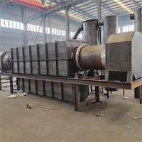 Four de carbonisation rotatif à tambour entièrement automatique et continu pour la coque de riz