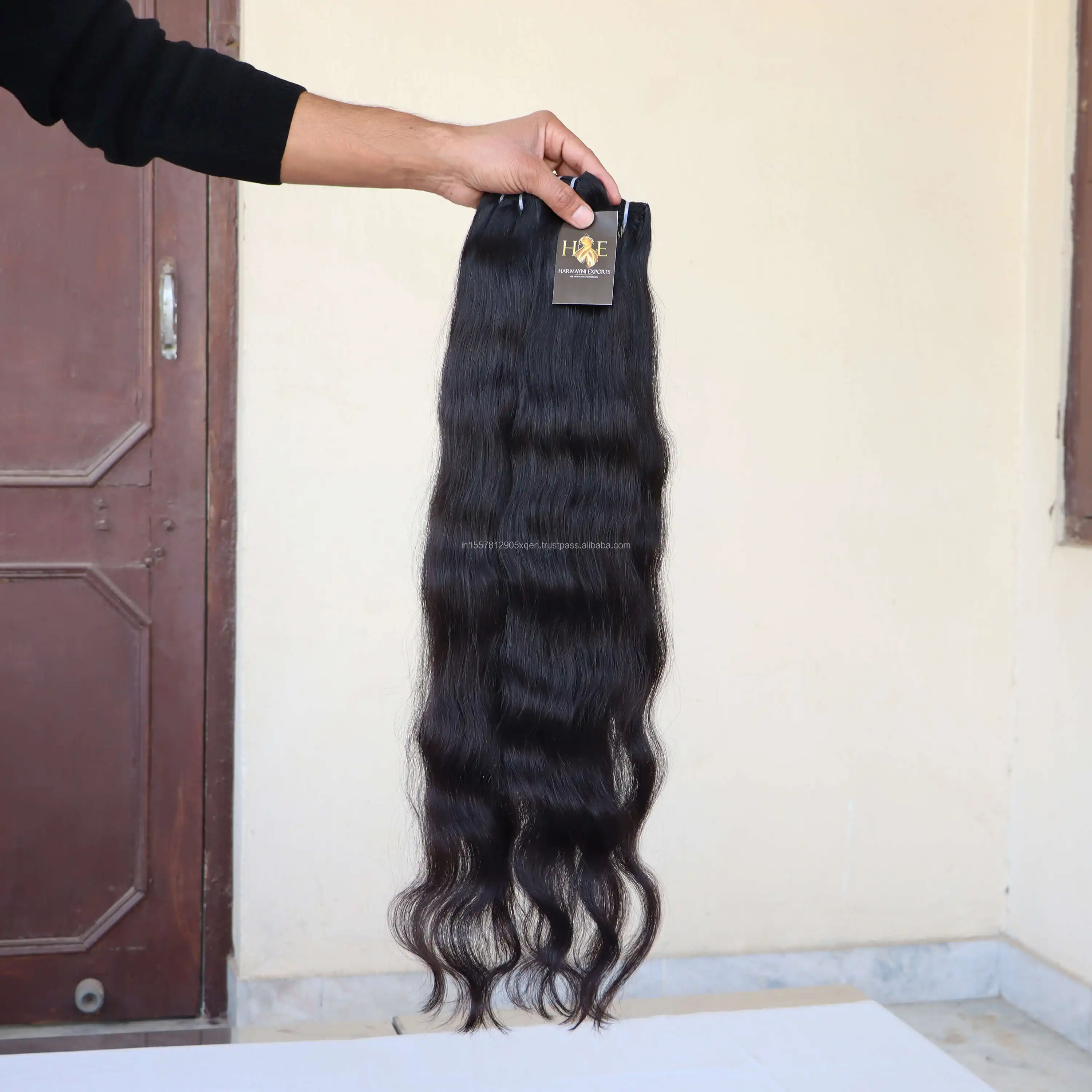 Paquets de cheveux brésiliens 100% naturels, cuticules indiennes vierges, alignées, à prix d'usine